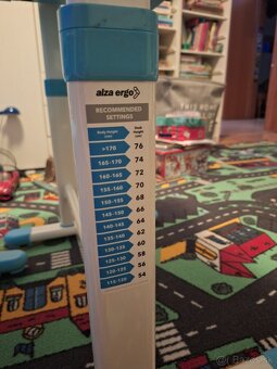 Rastuci pisaci stol so stolickou 2x - 8