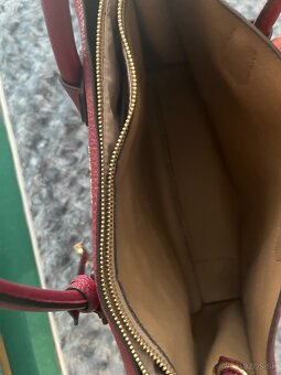 MICHAEL KORS burgundy bordo kabelka - do ruky i na rameno - 8