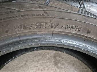 215/65 r17 zimné 4 ks FALKEN dezén 7,6 - 7 mm DOT2022 - 8