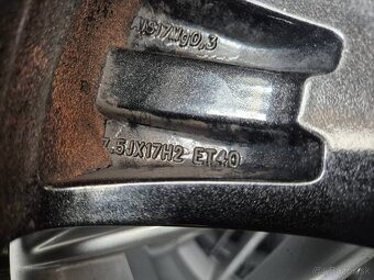 5x112 r17 ET40 x7,5J elektróny originál MERCEDES - 8