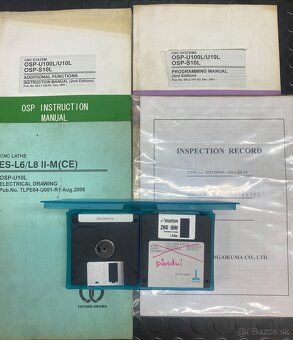 CNC sústruh , OKUMA ES - L8 ,, - M - 8