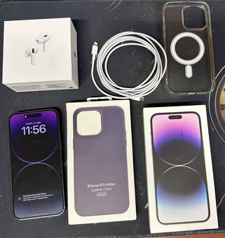 iPhone 14 Pro Max 128GB Deep Purple + AirPods Pro 2 - 8