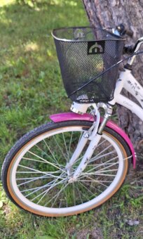 Krásny retro dámsky bicykel - 8