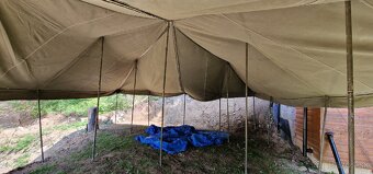 2ks vojensky opravarensky stan 8x6m, aj s vleckou.. - 8