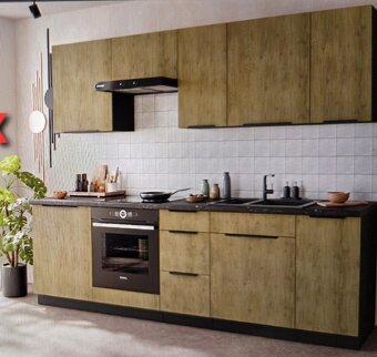 Moderná nová kuchynská linka so spotrebičmi - 8