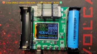 Články Li-Ion 18650 2000, 2200, 2600 mAh - 8