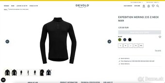 Merino rolák Devold Expedition Zip Neck Man - 8