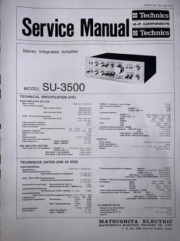Technics SU-3500 - 8