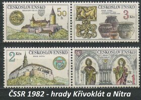 Poštové známky, filatelia: ČSR+ČSSR, slávne série C - 8