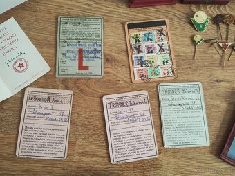 RETRO košile ČSAD s visačkami a odznakmi-nález z půdy - 8