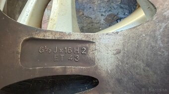Predám originálne disky Škoda 16" - 8