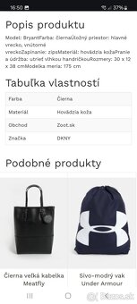 Kožená kabelka zn. DKNY - 8