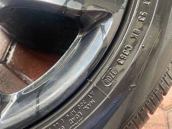 Alu disky MERCEDES 5x112 R16 obuté zimné gumy - 8