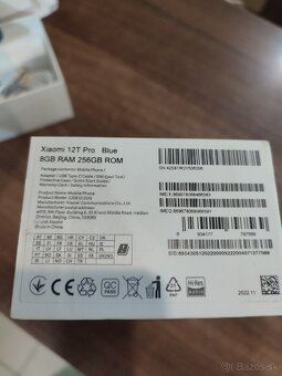 Xiaomi 12T Pro 12GB/256GB - 8