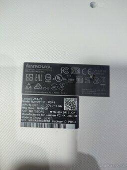 Notebook Lenovo Ideapad Z51-70 - 8