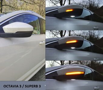 DYNAMICKE LED SMEROVKY DO SPATNYCH ZRKADIEL - 8