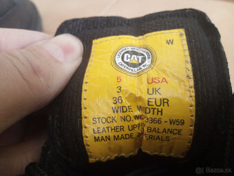 Detska kozena outdoorova obuv CATEPILLAR. - 8