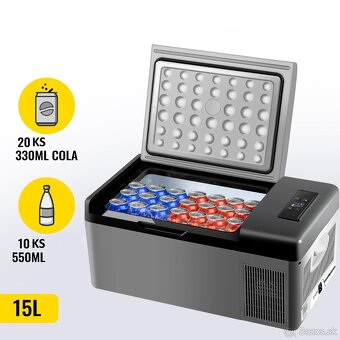 Kompresorová chladnička 15l - 8
