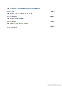 KULTIVÁTOR HECHT 1441 a príslušenstvo - 8