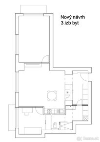Zateplený Tehlový 3 izb byt, 2x balkón ul Mieru - 8