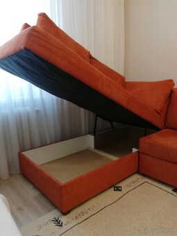 Rozkladací gauč s úložným priestorom v top stave - 8