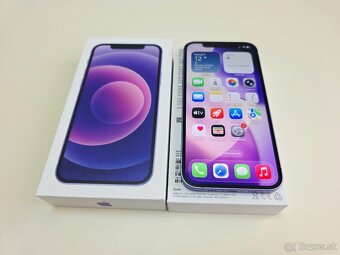 APPLE IPHONE 12 PURPLE 64GB,ZDRAVIE BATERKY 100% - 8