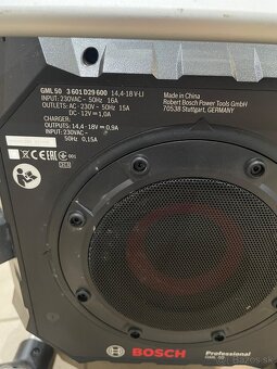 Radio Bosch GML 50 stavebné radio - 8