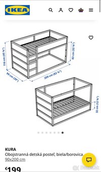 DETSKÁ POSTEĽ KURA IKEA - 8