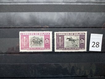 Poštové známky č.809 - 20 ks sérií AMERIKA - KARIBIK - 8