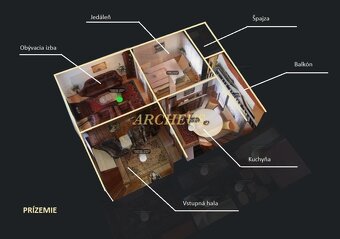 ÚTULNÝ RODINNÝ DOM S GARÁŽOU, POZEMOK 781m2, SVIDNÍK - 8