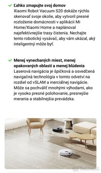 Xiaomi Robot Vacuum S20 - robotický vysávač - 8