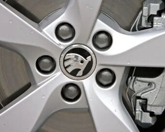 ✅SKODA✅ STREDOVE KRYTKY KOLIES / PUKLICKY DO KOLIES - 65 MM - 8