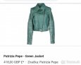 Patrizia Pepe green leather biker jacket - 8