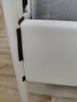 Posteľ kovova s čelom IKEA skorva - 8