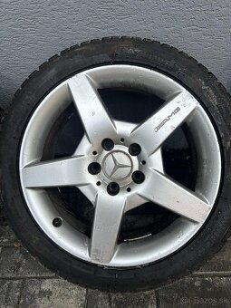 Orig 17” AMG mercedes, zanovne zimne pneu 1 sezona - 8
