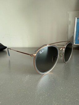 Slnečné okuliare Rayban , Ray-Ban Round Double Bridge - 8