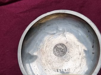 Veľké,strieborné vreckové hodinky. - 8