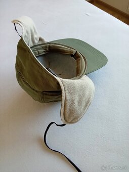Čiapka so šiltom s klapkami na uši COAL The Tracker Olive - 8