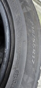 Predám zimné pneumatiky 215/55 r17 Nexen winguard sport 2 - 8
