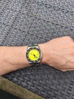Luxusné pánske diver hodinky - SEESTERN 600T Yellow, Komplet - 8