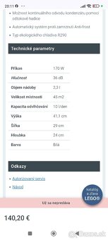 Odvlhčovač vzduchu značky Rohnson - 8