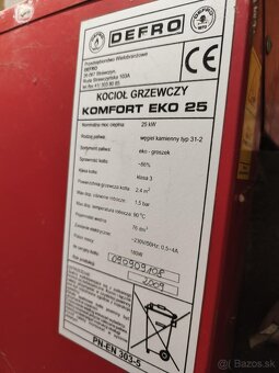 Kotol DEFRO komfort eko na drevo, ekohrášok, peletky - 8