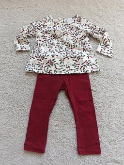 Jesenný kabátik, tričko a legíny 80 (9-12m) - 8