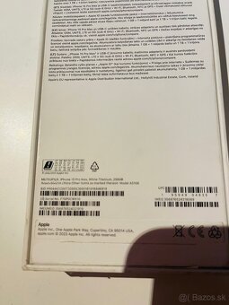 Iphone 15 Pro Max 256gb biely - 8