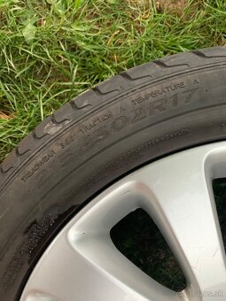 Letné pneumatiky 215/50 ZR17 + disky - 8