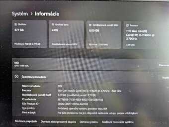 Msi Gf63 thin 11SC - 8