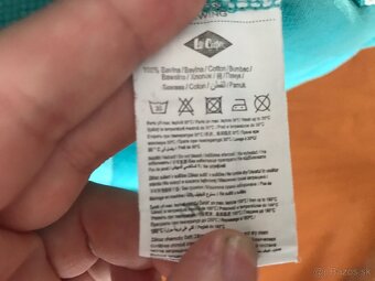 LEE COPER originál azurove pánske polotricko XL - 8
