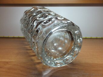 Masivní váza František Pečený - Sklo Union, váha 1448 g. - 8