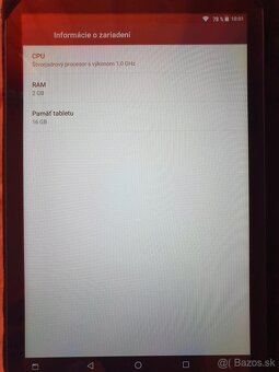 tablet Lenovo Tab 3 8" + puzdro, nab. kábel - 8