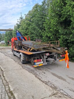 Odtahova sluzba,prevoz strojov a techniky, hydraulicka ruka. - 8